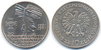 Polen - Poland 10 Zloty Volksrepublik 1949-1990 - Schlesischer Aufstand