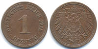 Kaiserreich 1 Pfennig großer Adler - Kupfer -