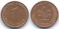 BRD 1 Pfennig Stahl/kupferplattiert -