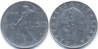 Italien - Italy 50 Lire Republik seit 1946
