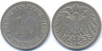 Kaiserreich 10 Pfennig großer Adler - Kupfer/Nickel -