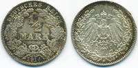 Kaiserreich 1/2 Mark Silber -