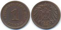 Kaiserreich 1 Pfennig großer Adler - Kupfer -