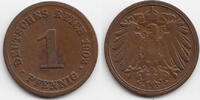 Kaiserreich 1 Pfennig großer Adler - Kupfer -