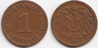 Kaiserreich 1 Pfennig großer Adler - Kupfer -