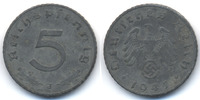 Drittes Reich 5 Reichspfennig Zink