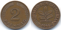 BRD 2 Pfennig Kupfer -