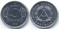 DDR 5 Pfennig Aluminium