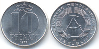 DDR 10 Pfennig Aluminium