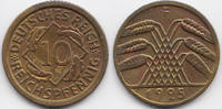 Weimarer Republik 10 Reichspfennig Kupfer/Aluminium -