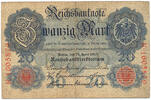 Deutsches Reich 1874-1914 20 Mark Rosenberg Nr. 41 mit WZ -