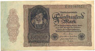Deutsches Reich Inflation 1919-1924 5000 Mark Rosenberg Nr. 77 -