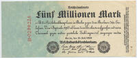 Deutsches Reich Inflation 1919-1924 5 Millionen Mark Rosenberg Nr. 94 -