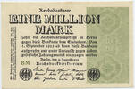 Deutsches Reich Inflation 1919-1924 1 Million Mark Rosenberg Nr. 101d – WZ Wellen -