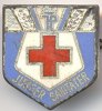 DDR Abzeichen Junger Sanitäter in Silber -