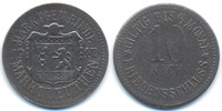 Bayern 10 Pfennig Marktleuthen - Eisen 1917 (Funck 322.8a) Originalprägung -