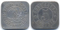 Schlesien 5 Pfennig Neusalz a. O. - Eisen 1918 (Funck 371.1a) -