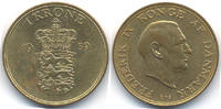 Dänemark - Denmark 1 Krone Frederik IX. 1947-1972