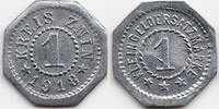 Posen 1 Pfennig Znin – Eisen venickelt 1918 (Funck 627.1) -