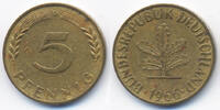 BRD 5 Pfennig Stahl/tombakplattiert -