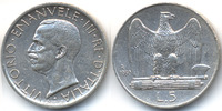 Italien - Italy 5 Lire Victor Emanuel III. 1900-1946 - * Fert * -