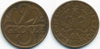 Polen - Poland 2 Grosze Zweite Republik 1918-1939