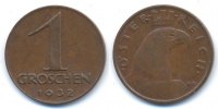 Österreich - Austria 1 Groschen 1. Republik 1918-1938