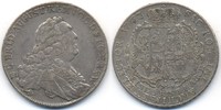Sachsen-Albertinische Linie 1 Taler (Konventionstaler) Friedrich August II. 1733-1763