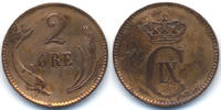 Dänemark - Denmark 2 Öre Christian IX. 1863-1906 -