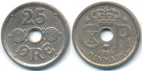 Dänemark - Denmark 25 Öre Christian X. 1912-1947 -