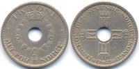 Norwegen - Norway 1 Krone Haakon VII. 1905-1957