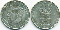 Schweden - Sweden 1 Krone Gustav VI. Adolf 1950-1973
