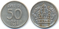 Schweden - Sweden 50 Oere Gustav VI. Adolf 1950-1973