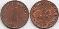 BRD 1 Pfennig Stahl/kupferplattiert -