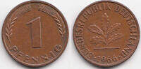 BRD 1 Pfennig Stahl/kupferplattiert -
