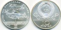 Russland - Russia 10 Rubel UDSSR 1917-1991 – Olympiade 1980 Rentier Wettlauf