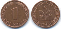 BRD 1 Pfennig Stahl/kupferplattiert -