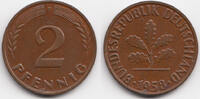 BRD 2 Pfennig Kupfer -