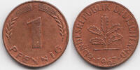 BRD 1 Pfennig Stahl/kupferplattiert -