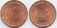 BRD 1 Pfennig Stahl/kupferplattiert -