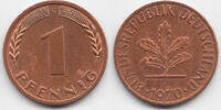 BRD 1 Pfennig Stahl/kupferplattiert -