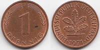 BRD 1 Pfennig Stahl/kupferplattiert -