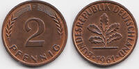 BRD 2 Pfennig Kupfer -
