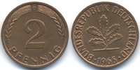 BRD 2 Pfennig Kupfer -