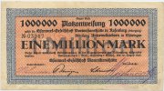 Bayern/Thüringen - Unterwellenborn 1 Millionen Mark Eisenwerk Maximilianshütte Rosenberg Abteilung Unterwellenborn -