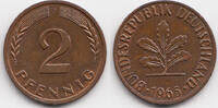 BRD 2 Pfennig Kupfer -