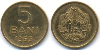 Rumänien - Romania 5 Bani Volksrepublik 1947-1965