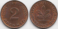 BRD 2 Pfennig Kupfer -