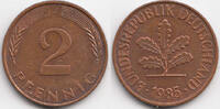 BRD 2 Pfennig Stahl/kupferplattiert -