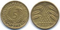 Weimarer Republik 5 Reichspfennig Kupfer/Aluminium